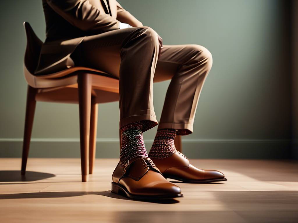 Jakie skarpetki pasują do brązowych pantofli?